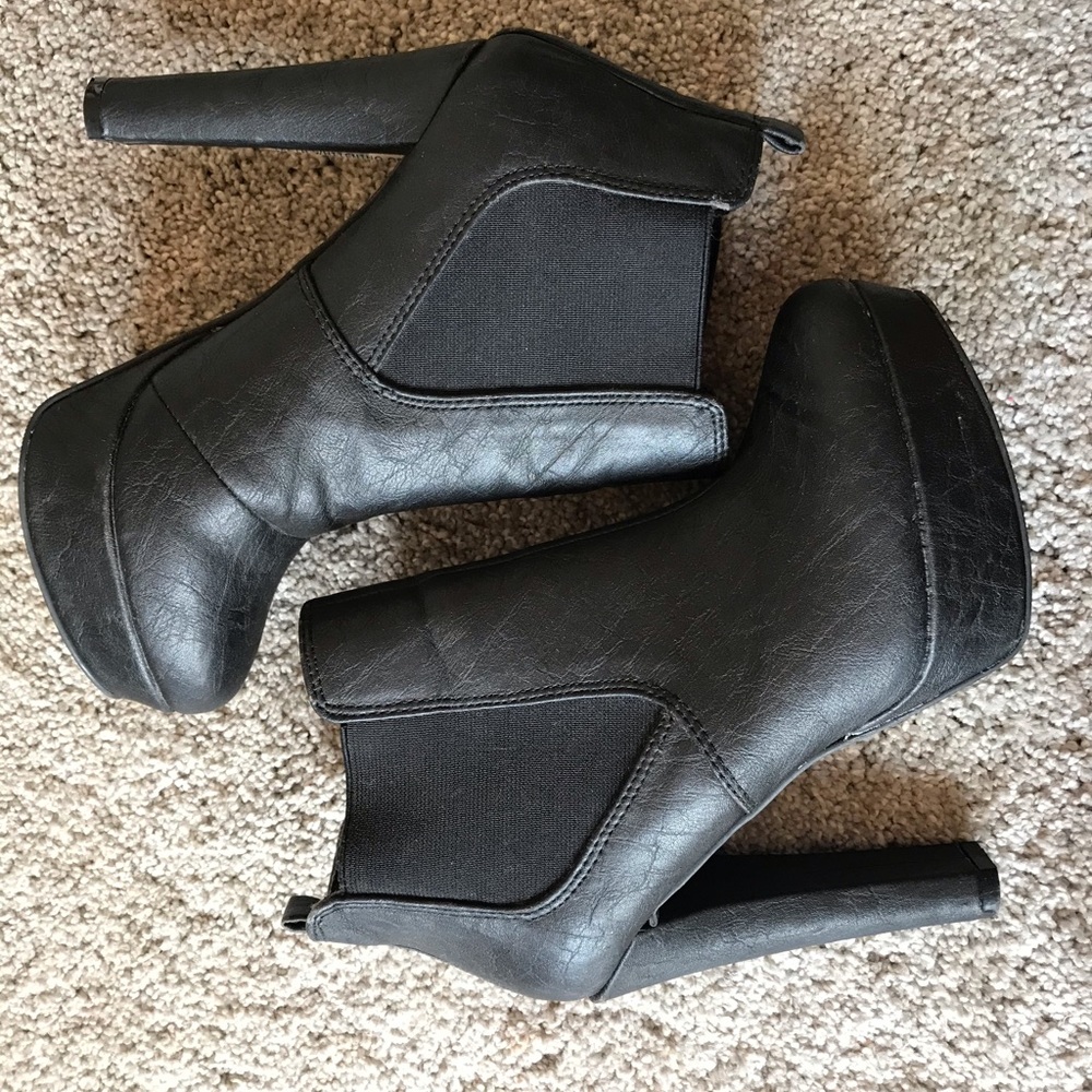 Black booties